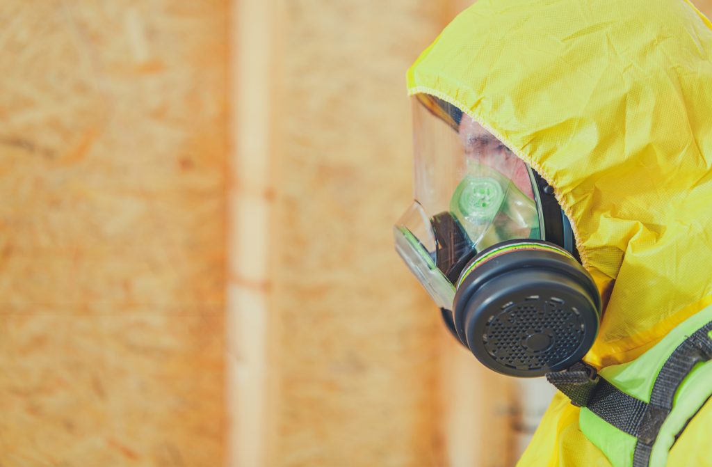 Meth contamination requires personal protection equipment.
